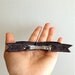 Wool Felt Bow French Barrette // Hazelnut // LoftFullofGoodies