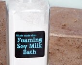 All-Natural Foaming Soy Milk Bath