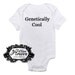 Genetically Cool Embroidered Baby Oneise - Choose Size and Color- Buy 3 Get 1 Free