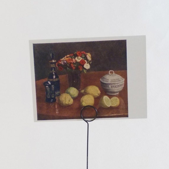 Vintage Mashkov (Lemons and Helichrysum) Postcard - 1956, Soviet Artist