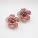 Old Rose Flower Earrings . Cute . Bridal . Wedding . Gift for her . Graduation . Romantic