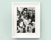 Vintage Baseball Print. Black and White Monochrome Book Plate. Americana Sporting Memoribilia Yankees Fans New York 7x10