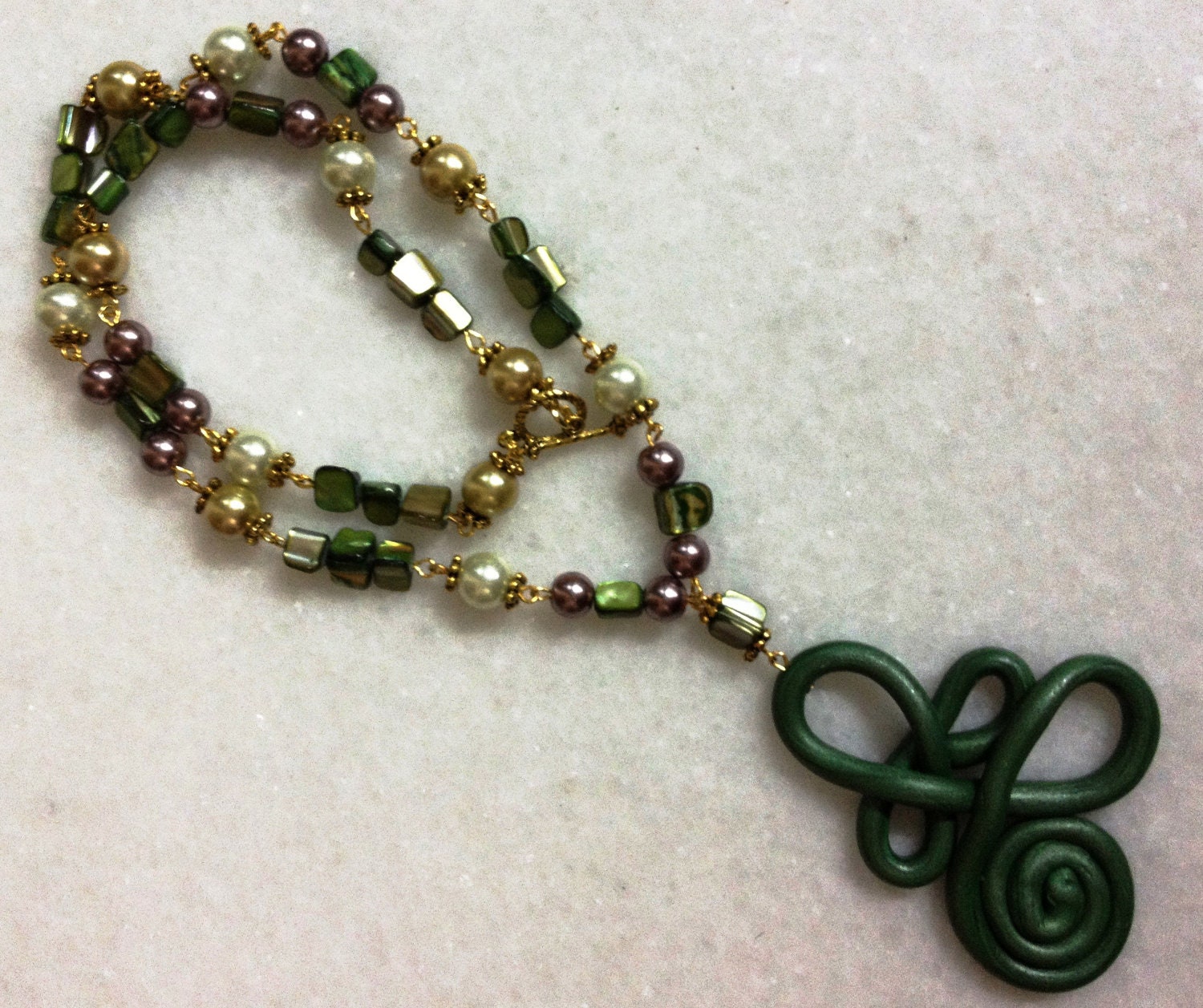 Long Necklaces - Polymer Clay Pendants