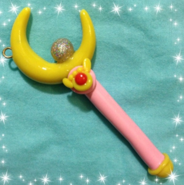 Crescent Moon Wand/Sailor Moon Inspired/Charm