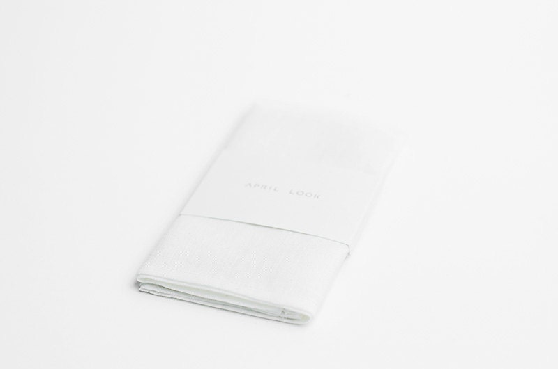 White pocket square