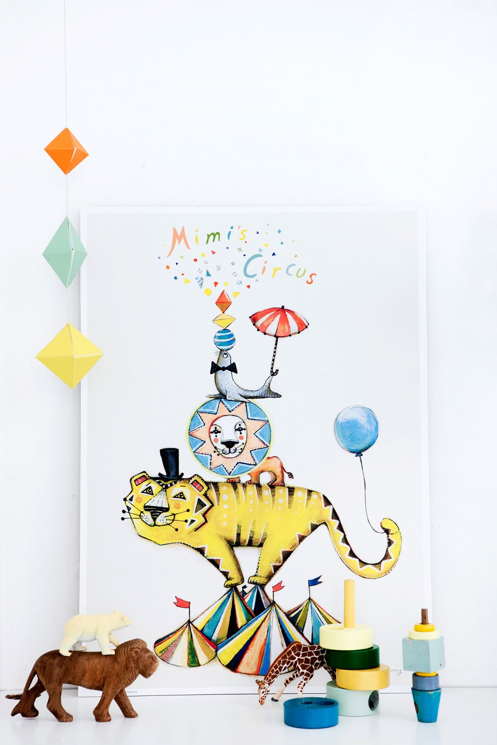Mimis Circus poster, 50x70cm