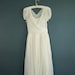 vintage 1940s wedding dress// 40s white dress