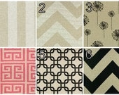 Contemporary Curtains- Pair of Drapery Panels- Premier Prints Denton Curtains- 50x63 inch Drapes- You Choose Fabric