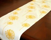 Premier Prints Table Runner- Yellow Dandelion - 13x72