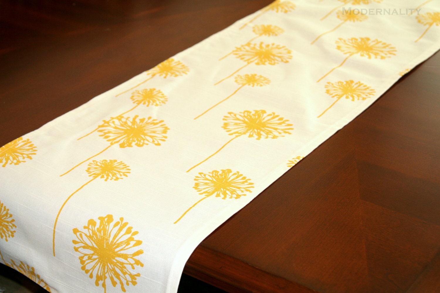 Premier Prints Table Runner- Yellow Dandelion - 13x72