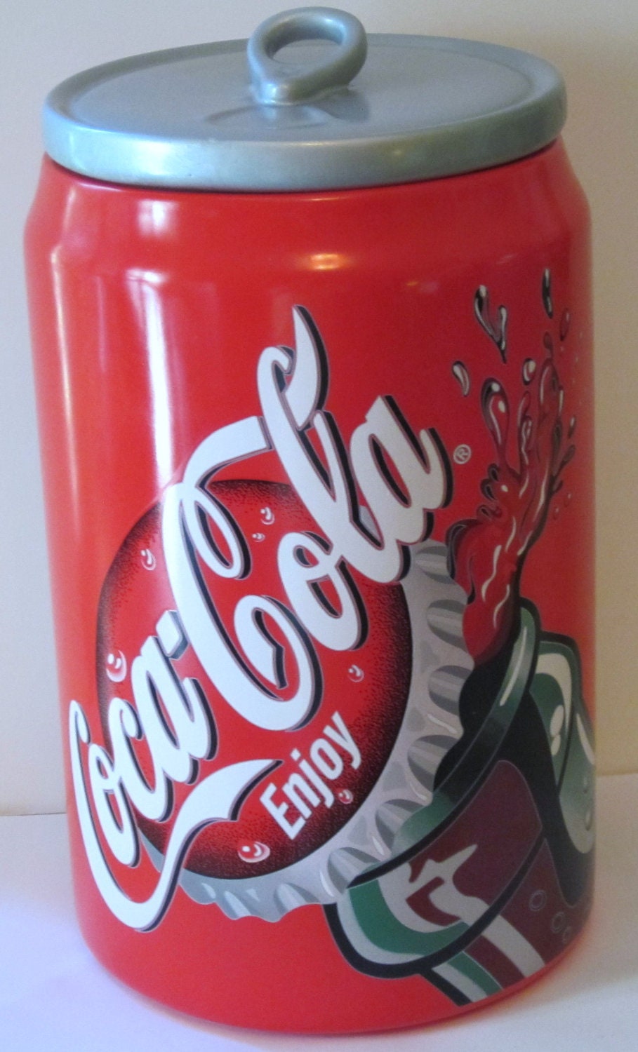 Coca Cola Can Shape Cookie Jar by mstookesmuzes on Etsy