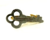 Skeleton Key Tie Clip, Steampunk Men's Tie Tack