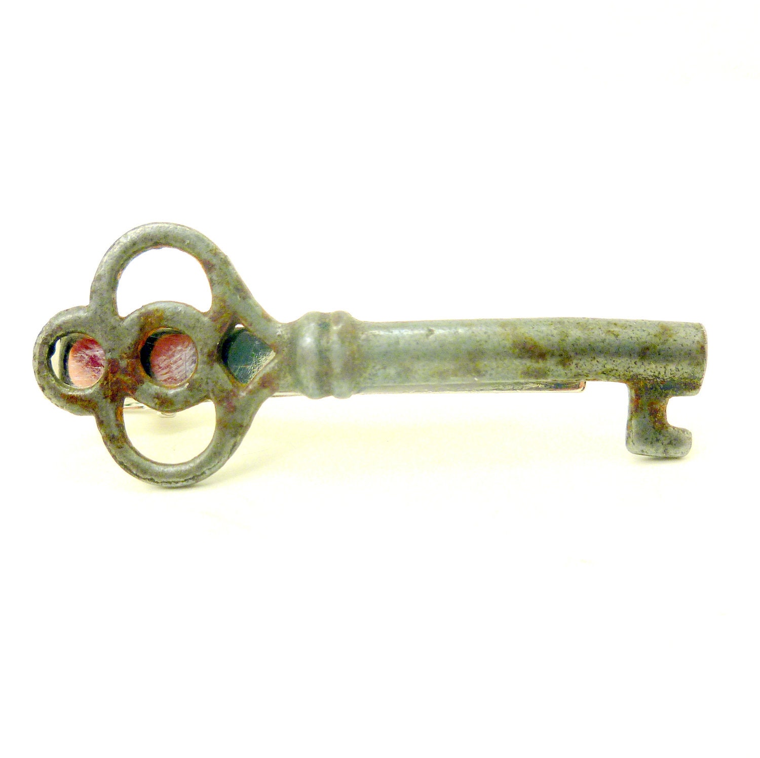 Skeleton Key Tie Clip, Steampunk Men's Tie Tack