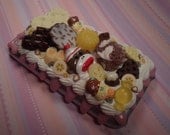 Sweet Deco Sock Monkey Kawaii Banana Sweet Shop Decoden Case for iPhone 3 3g