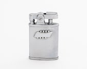 Working Ronson GEM Pocket Lighter With Chromium Finish