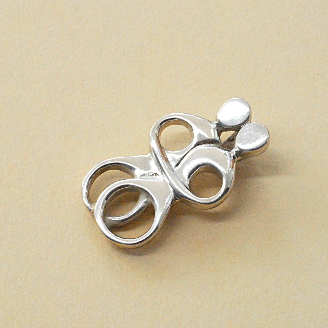 Unisex Necklace Silver Lovers Figurine Cycladic Greece
