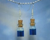 Legend of Zelda Blue Potion Earrings