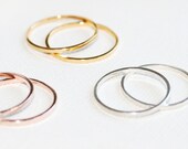 SINGLE GOLD SMOOTH Ring Size 6