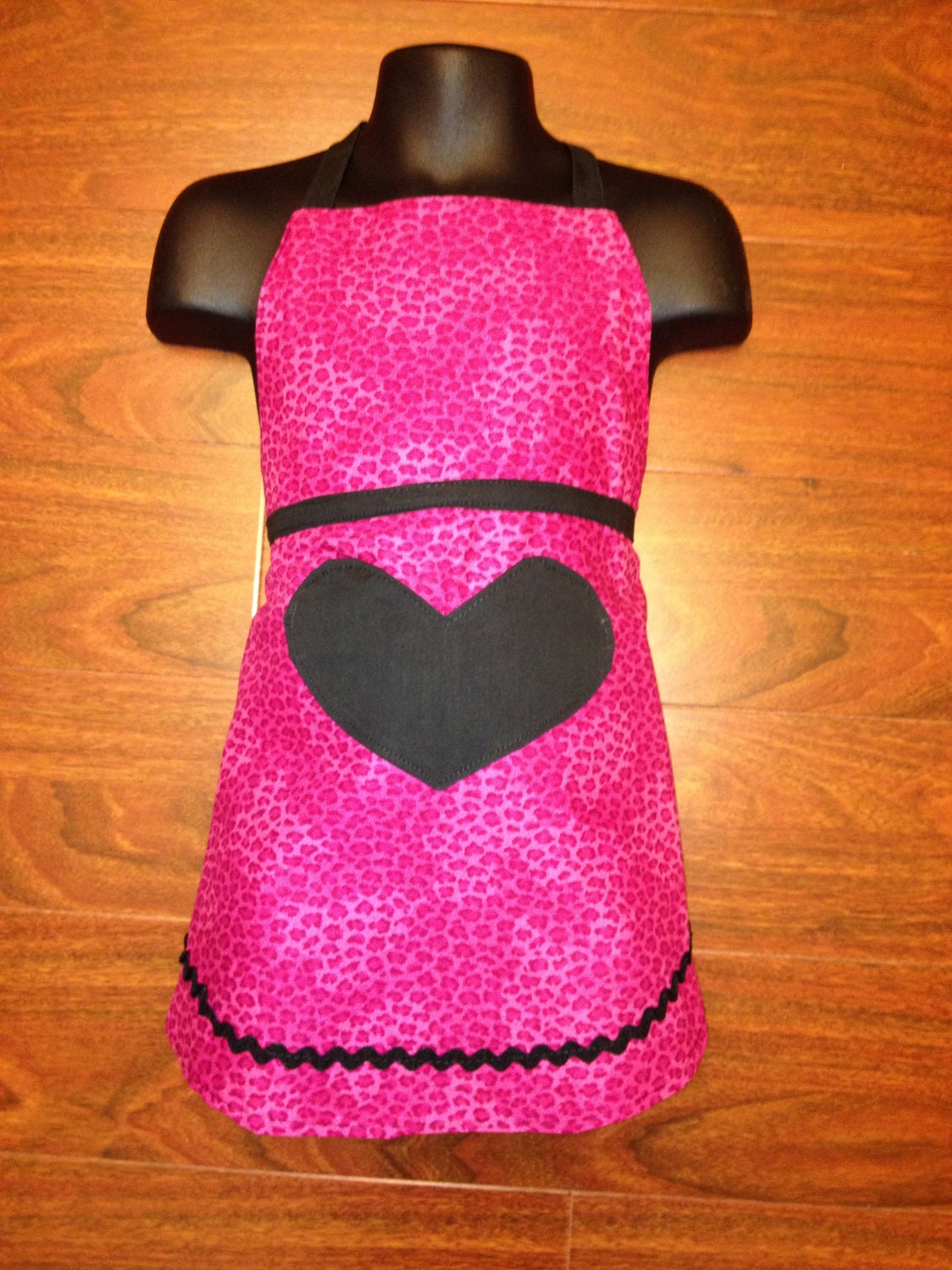 Pink Leopard Children's Apron