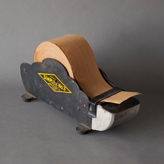 Items similar to Vintage Simplex Paper Tape Dispenser on Etsy