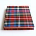 TARTAN //// Handmade Notebook Cover with Fabric