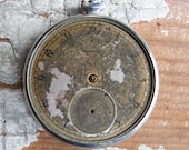 Vintage pocket watch case with movement.MOLNIJA - CockroachShop