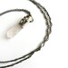Raw Crystal Bullet Necklace - Rose Quartz, Silver Shell Casing, Pyrite Fool's Gold Dusted, Tribal Summer Fall Fashion, Back to School