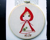 Embroidery Design PDF Pattern Little Red Riding Hood