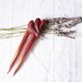 English rose garden- pink red white beige rustic hair fork