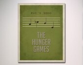 Rue's Song Hunger Games Inspired Poster / Simple Art / Minimalist Design