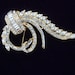 High End Rhinestone Crest Brooch Baguettes Rounds Marquis
