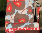 Travel Diaper Changing Set (Gender Neutral) - Wet Bag & Wipes Case - Red, Blue, Grey