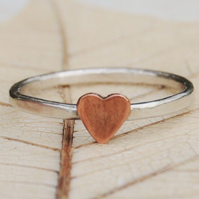 Sterling Silver Stacking Ring - Rustic Romance - Custom Size