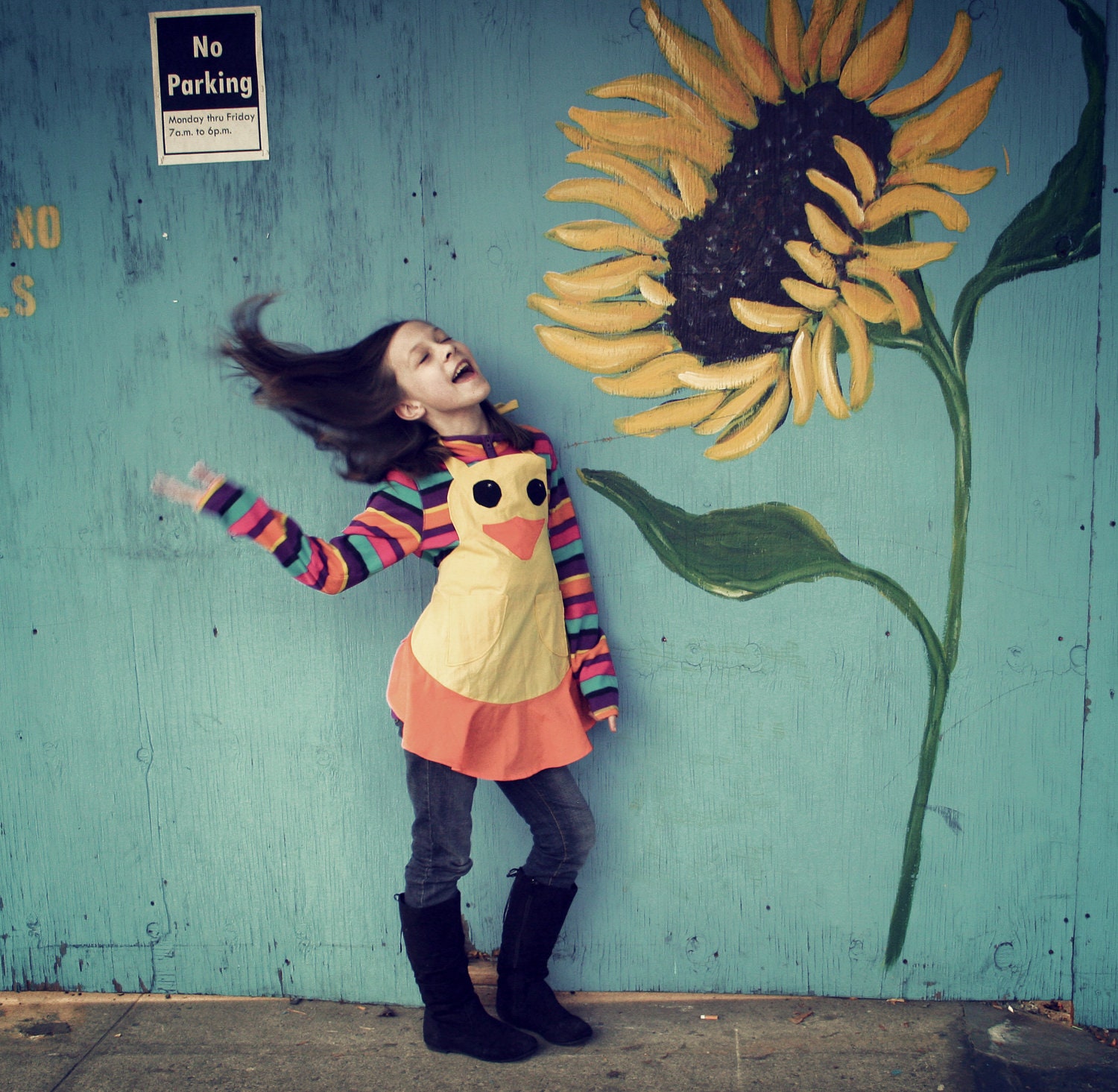 ducky apron for girls