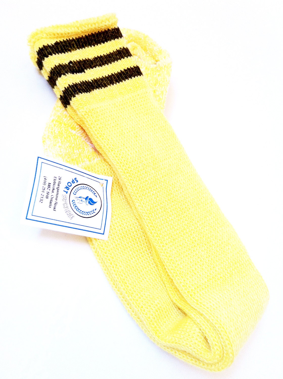 Yellow Tube Socks