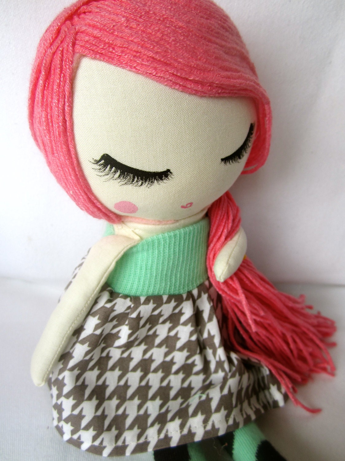 READY TO SHIP Minty Mindy Limited edition Cloth Doll