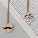 Glasses - illustrated wooden necklace