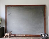 Antique Chalkboard, Marked   "Dealers Record -1933"