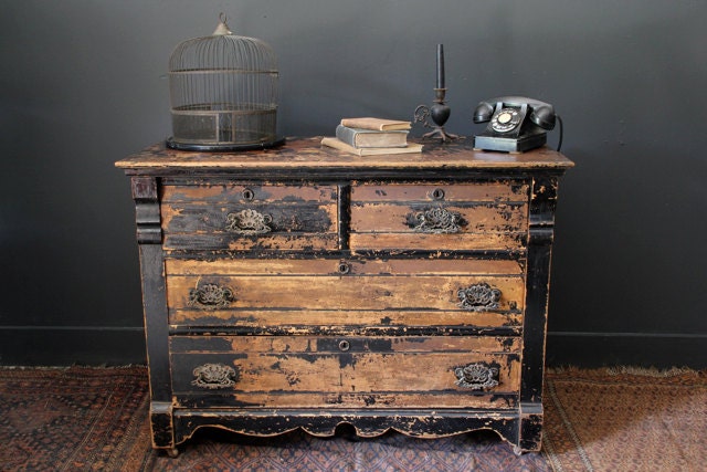 Antique Steampunk Dresser, Bureau