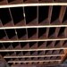 Vintage Oak Post Office Mail Cabinet, Reserved for Kevin