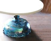 14" Cake Stand in Navy Blue / Cake Platter Cake Plate Cake Dish Cake Pedestal for Hors d'oeuvres Appetizers Gourmet Desserts & Cakes