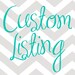 Custom listing for Bianca- 180 Save the Date Cards