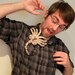 Alien Face Hugger inspired brooch amigurumi Prometheus geek jewellery