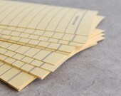 library cards- yellow (10 cards)