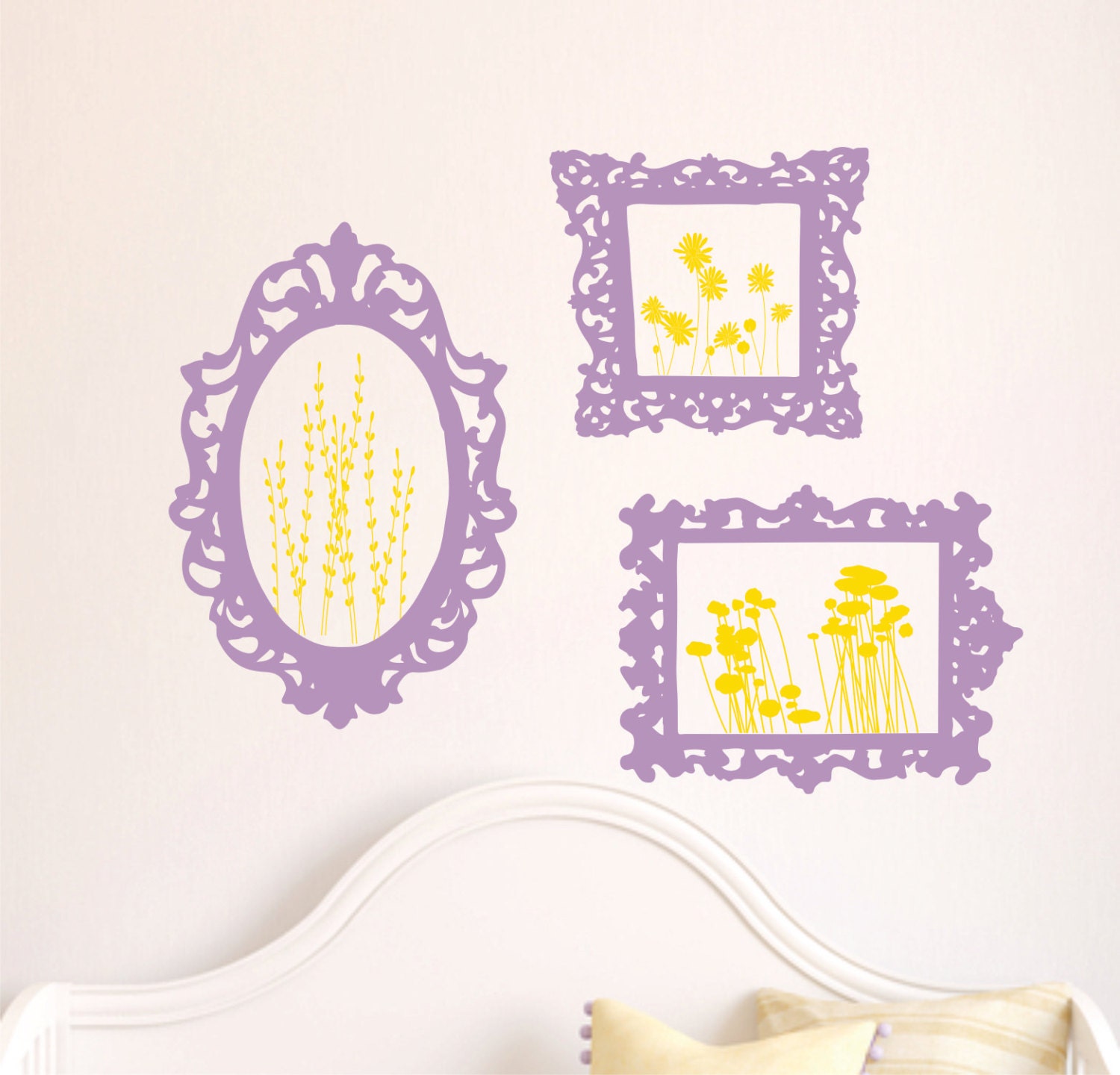 Wall Decal Frames - Playroom Wall Art - Nursery Wall Decals - Playroom Decor
