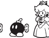 Super Mario Brothers Family  Vinyl  Car Decals  FREE SHIPPING