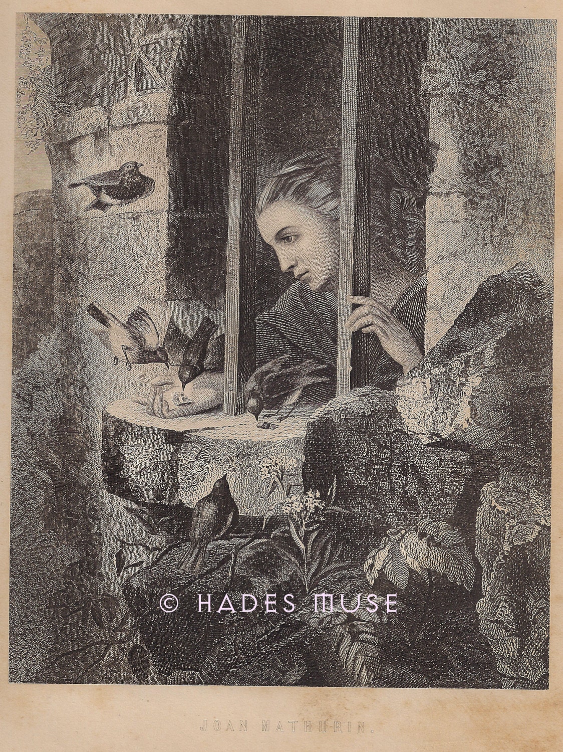 Maiden In Gothic JailFeeds BirdBeautiful Woman In by HadesMuse