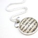 Sherlock Holmes Book Page Necklace 'Irene Adler' and 'Sherlock Holmes'