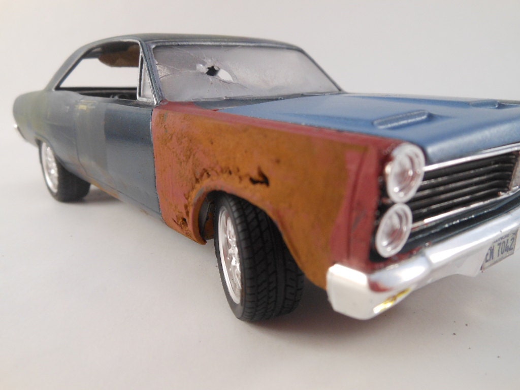 1966/67 Mercury Cyclone 1/24 model car in green