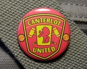 CANTERLOT UNITED fan button badge brony / pegasister